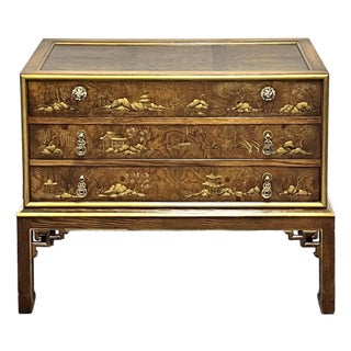 Hekman Designer Chinoiserie Three Drawer Chest For Sale
