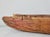 Rustic Scarce Native American Carved Painted Antique Dugout Canoe Model For Sale - Image 3 of 12