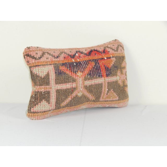 Turkish Rug Pillow Cover These beautiful 8" x 16" pillow covers were made from an authentic, vintage Turkish rug handwoven...