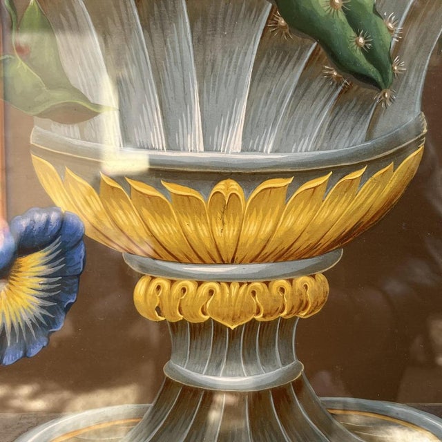 Still Life Bouquet of Flowers, Gouache on Paper, 1830s For Sale - Image 6 of 18