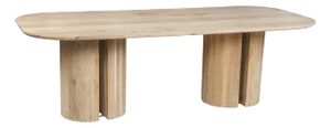 Matthew Izzo Home Oversized Neoteric Pine Wood Dining Table