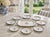 Vintage Neoclassical Cobalt Blue & White Porcelain Serving Set - Platter & 8 Dessert Plates - 9 Pieces For Sale - Image 12 of 12