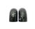 Stone Green Marble Arch Bookends: Vintage Stone Decor by Bijan, Set of 2 For Sale - Image 7 of 12