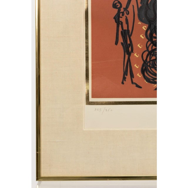 1970s Salvador Dali the Watcher (Knights of the Realm) 1972 Signed Lithograph 227/350 For Sale - Image 5 of 8