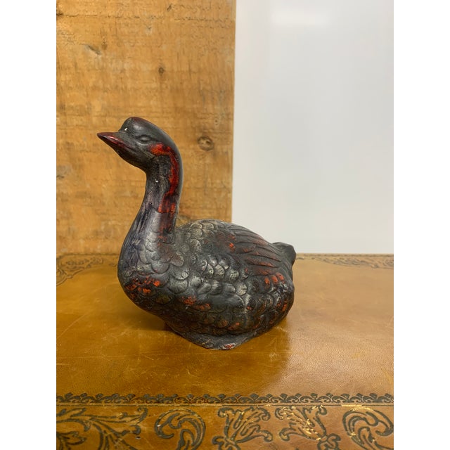Mid 20th Century Vintage Mid 20th Century Japanese Metal Goose For Sale - Image 5 of 7