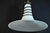 Vintage Mid Century Modern Murano Blown Glass Bell Pendant Chandelier Light Fixture. Circa Mid 20th Century. Measurements:...