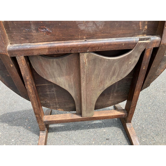 Antique French Wine Tasting Table For Sale - Image 9 of 11