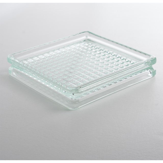 Le Corbusier for Lumax Mid-Century Modern Glass Desk Tidy, Catchall Bowl For Sale In Atlanta - Image 6 of 12