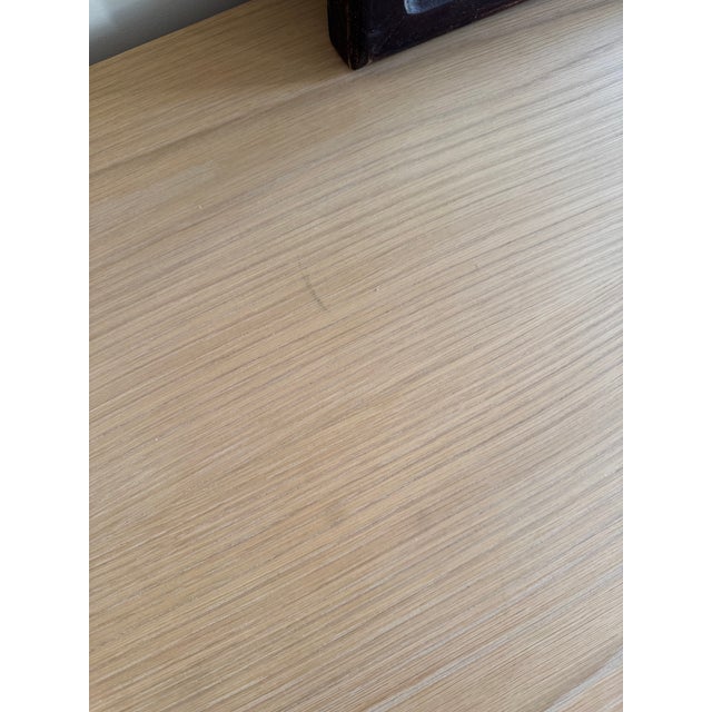 White Oak Console Table For Sale - Image 4 of 5