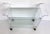 Charles Hollis Jones Late 20th Century Lucite 2-Tiered Rolling Bar/Serving Cart on Casters For Sale - Image 4 of 9