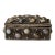 Antique Folk Art Silverplate Jewelry Box With Agate Cabochons, Vintage Trinket Box, Ornate Filigree Keepsake, Boho Global Decor For Sale