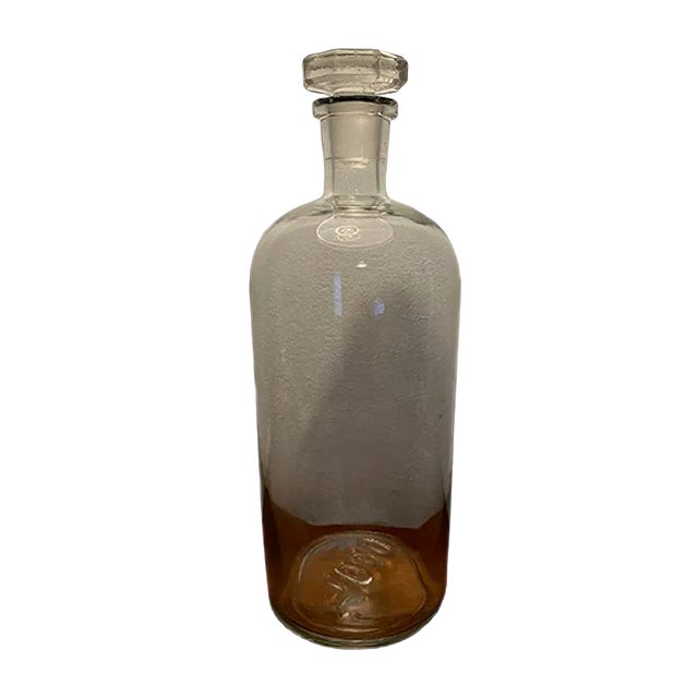 Transparent Pharmacy Jar, 1950s For Sale