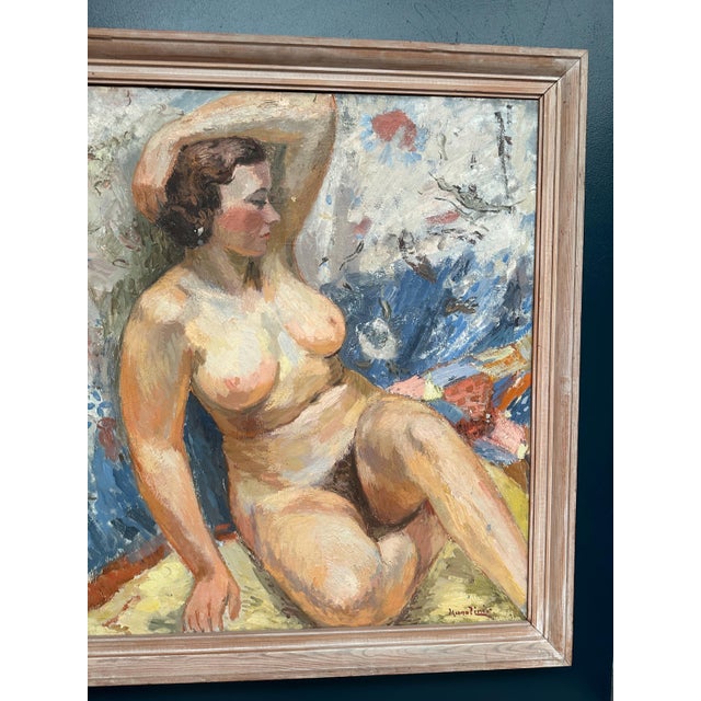 Hugo Linér, Nude Study, 1950s, Oil on Canvas, Framed For Sale - Image 15 of 18
