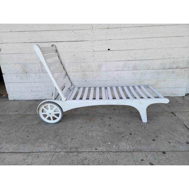 1980s Mid Century Modern Patio Chaise Lounges Set of 2 Chairish