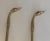 Neoclassical Neoclassical Fireplace Tools in Brass with Duck Heads, French, circa 1960 - Set of 5 For Sale - Image 3 of 13