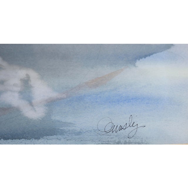 "The Lulu" - Harbor Seascape in Watercolor on Paper by Anne Ormsby For Sale - Image 10 of 12