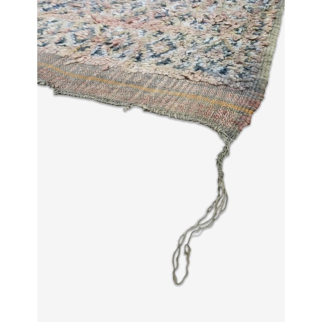 Vintage Beni M'Guild Rug | Handwoven Berber Wool Rug with Faded Diamond Composition This exquisite vintage Beni M'Guild...