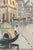 Mid-Century Italian Venice Canal Oil Paintings Signed DeVity - Pair For Sale - Image 6 of 17