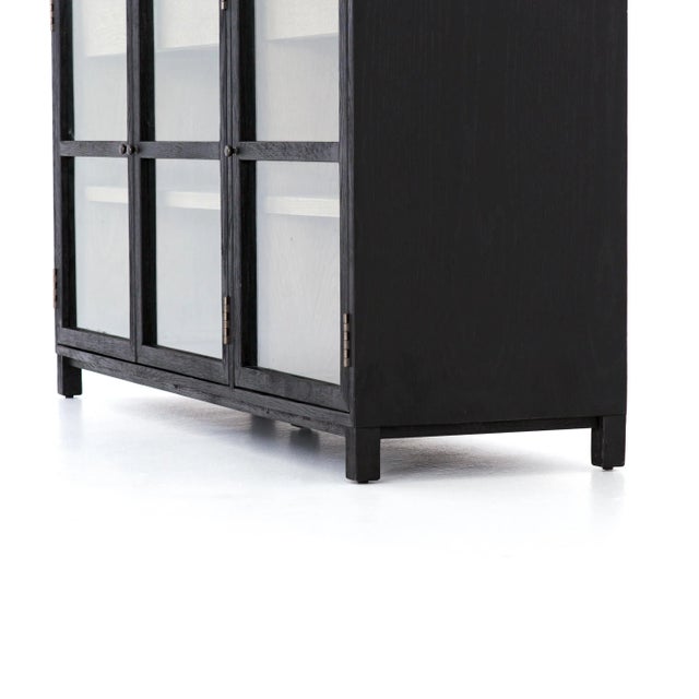 Not Yet Made - Made To Order Four Hands Millie Sideboard, Drifted Matte Black For Sale - Image 5 of 12