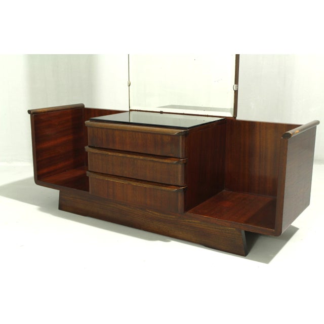 Chest of Drawers with Mirror, 1950s For Sale - Image 14 of 14