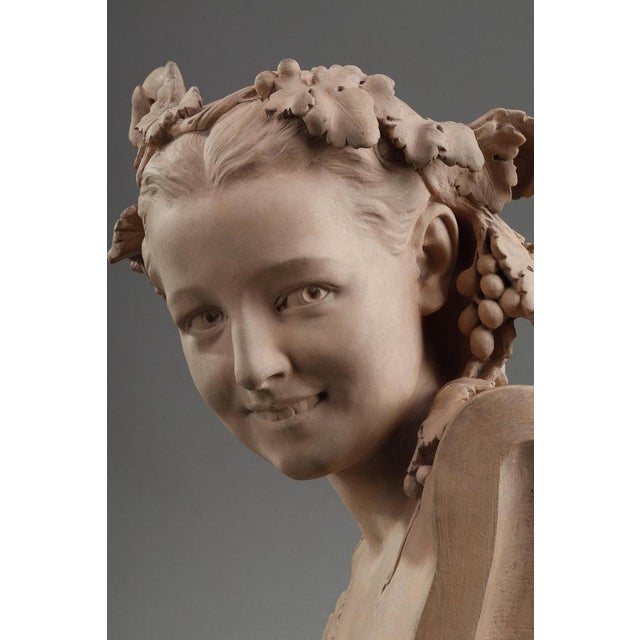 Jean-Baptiste Carpeaux, Bust Sculpture, 1870, Terracotta For Sale - Image 10 of 18