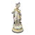 Antique Continental Porcelain Hunter Figurine - Boy With Musket & Dog For Sale
