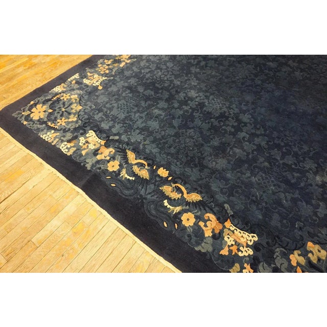 Early 20th Century Chinese Peking Carpet ( 8' x 9'8" - 245 x 295 ) For Sale - Image 10 of 12