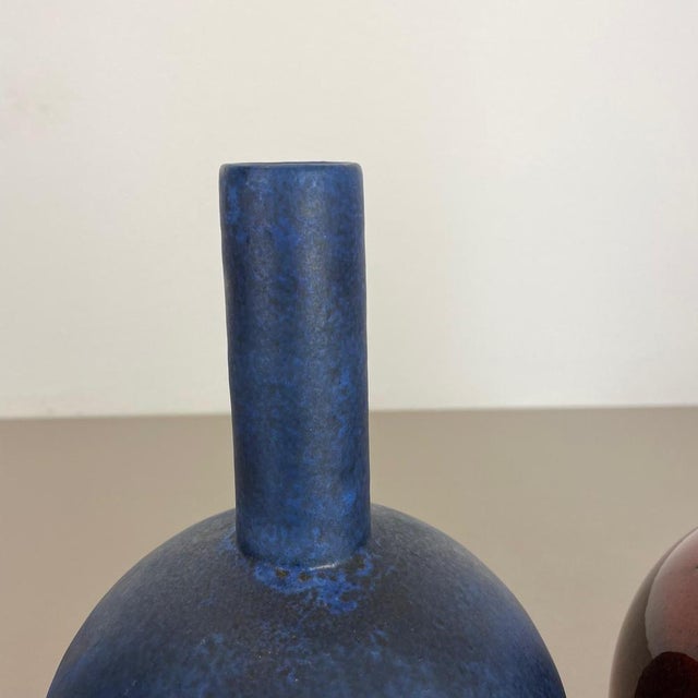 Ceramic Fat Lava Pottery Vases from Ruscha, Germany, 1960s, Set of 2 For Sale - Image 7 of 18