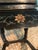 Paint Early 20th Century Chinoiserie Black Lacquer Wood Stool / Side Table For Sale - Image 7 of 10