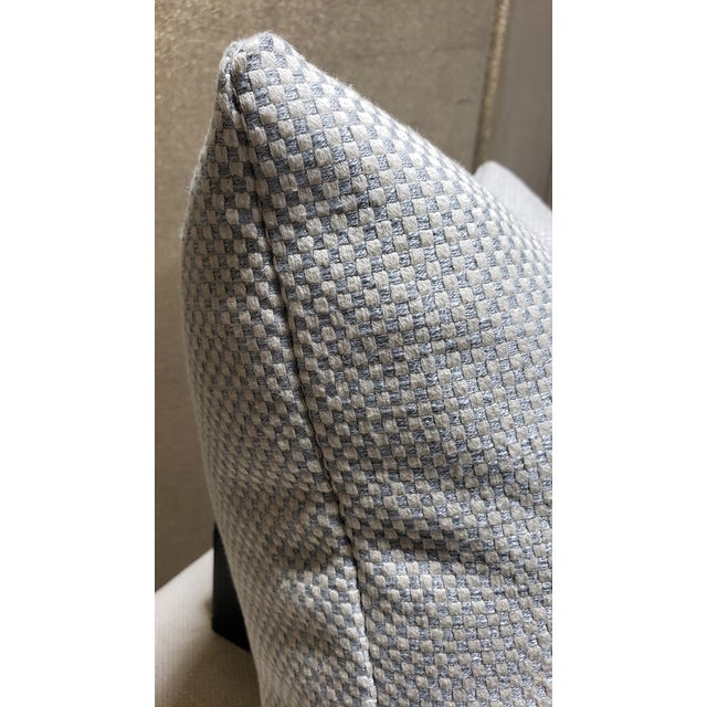 Contemporary Colefax and Fowler Drummond Old Blue Fabric Pillow Cover For Sale - Image 3 of 3