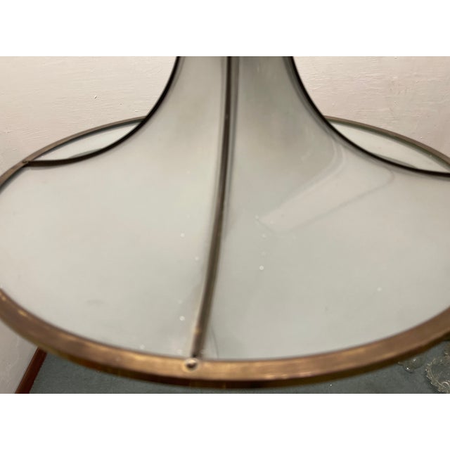 Brass Glass Pagoda Pendant by Angelo Brotto Esperia, 1960s For Sale - Image 6 of 10