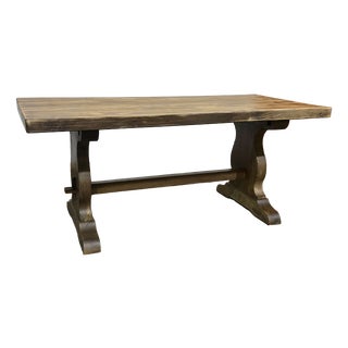 Monastery Table in Elm, 1970s For Sale