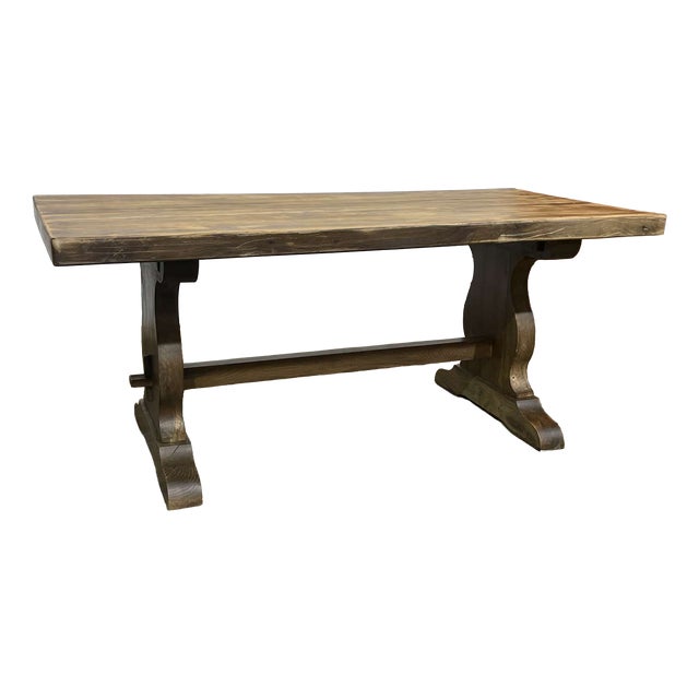 Monastery Table in Elm, 1970s For Sale