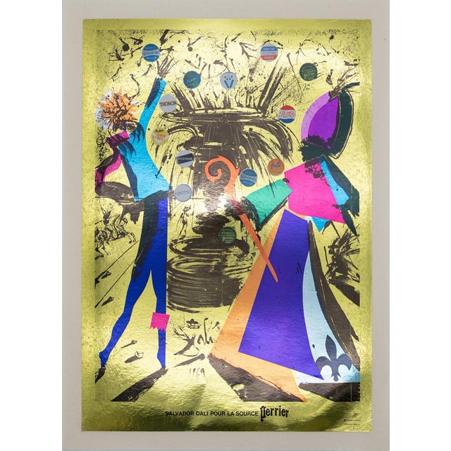 La Source Perrier Poster after Salvador Dali For Sale