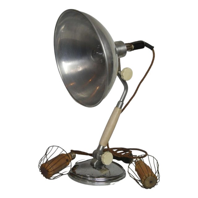 Table Lamp attributed to Kurt Rosenthal Fabrik Elektromed Oly-Lux, 1950s For Sale