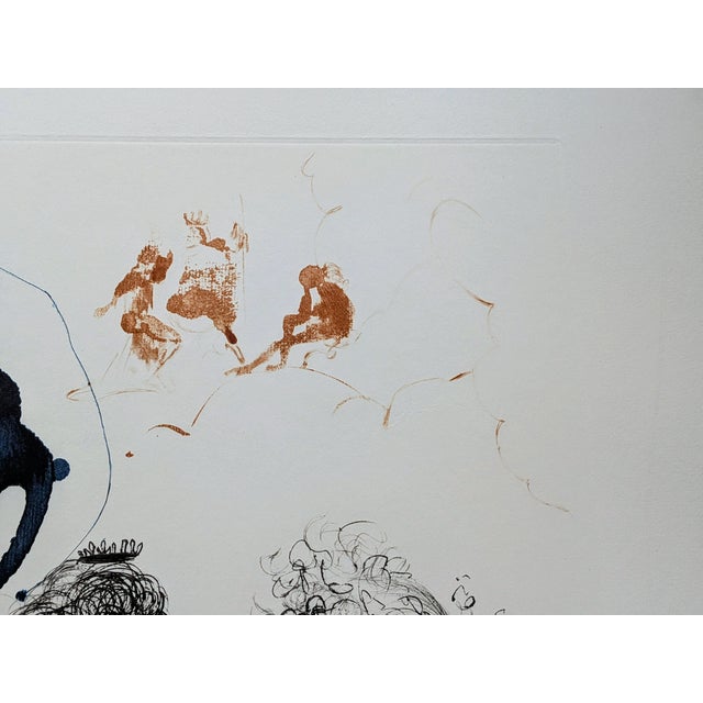 Salvador Dali, Oedipus and Sphynx, 1963, Etching, Framed For Sale - Image 3 of 16