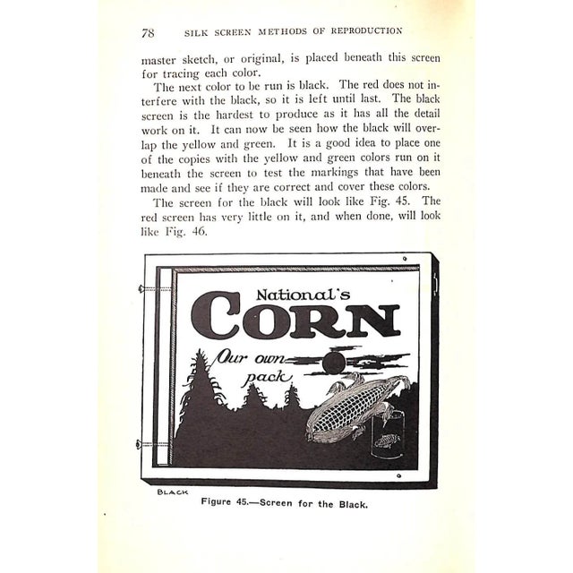 White "Silk Screen Methods of Reproduction for Sign Painters" 1935 Zahn, Bert For Sale - Image 8 of 12