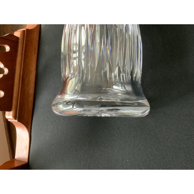Glass Vintage Waterford Tall Vase For Sale - Image 7 of 12