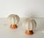 Mid-Century Cocoon Table Lamps with Oak Bases attributed to Achille Castiglioni for Flos, Italy, 1960s, Set of 2 For Sale - Image 6 of 14