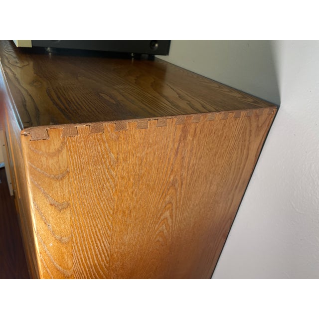 1970s Mogens Kosh Danish Oak Cabinet, Attributed For Sale - Image 4 of 13