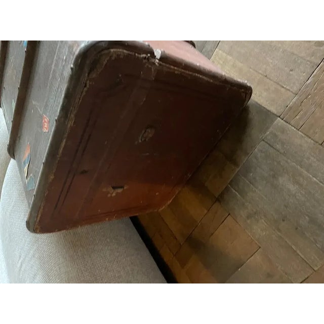 Brown Beech Transport Trunk For Sale - Image 9 of 10