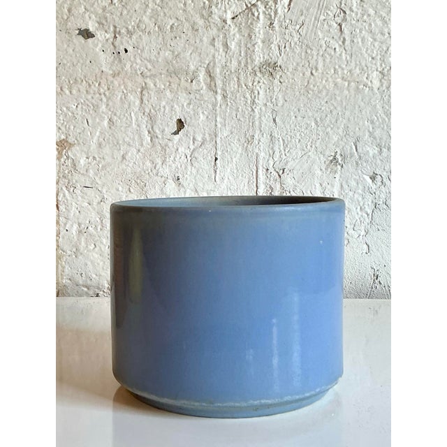 Late 20th Century Vintage Gainey Lavender C8 Pottery Planter For Sale - Image 5 of 7