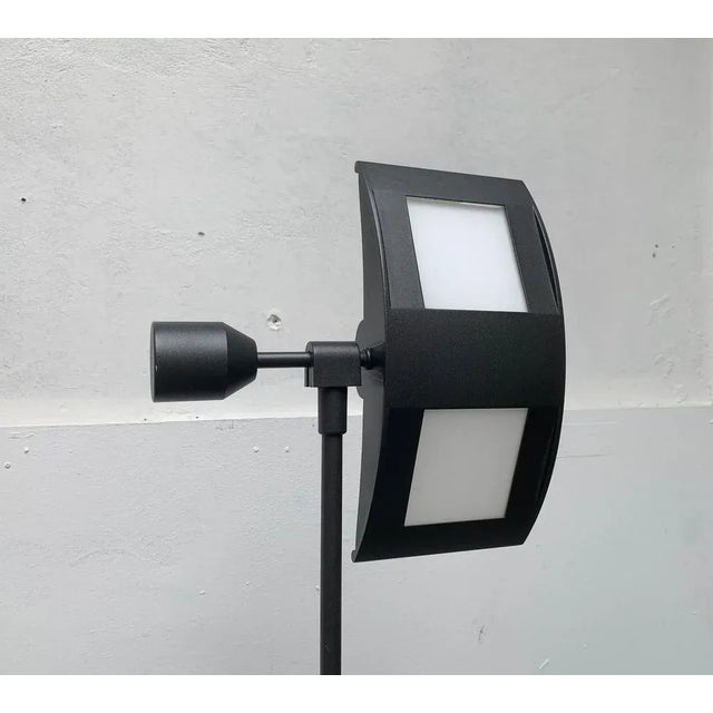 Black Postmodern Italian Tripod Floor Lamp from Lucitalia, 1980s For Sale - Image 8 of 18