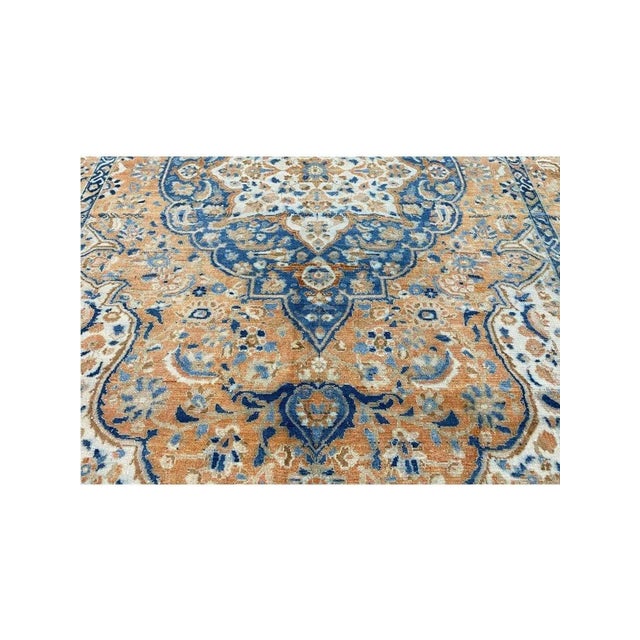 Cream 7x10 Old Persian Bakhtiari Rug - 102524 For Sale - Image 8 of 11