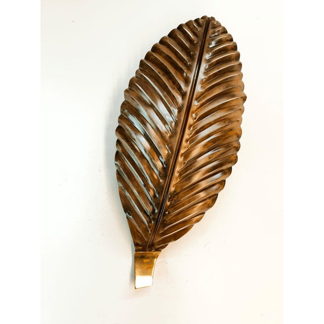 Brown Metal Palm Leaf For Sale - Image 15 of 18