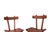 Brutalist Elm Chairs in the style of Jean Touret, 1950s, Set of 2, in Very Good conditions. Designed 1950 to 1959