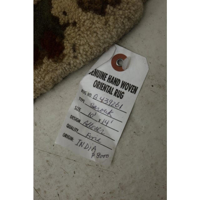 Textile 1980s Approx 10x14 High Quality Wool Oriental Room Size Rug For Sale - Image 7 of 11