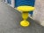 1990s Modern Mid Century Style End Table -Canary Yellow For Sale - Image 5 of 8