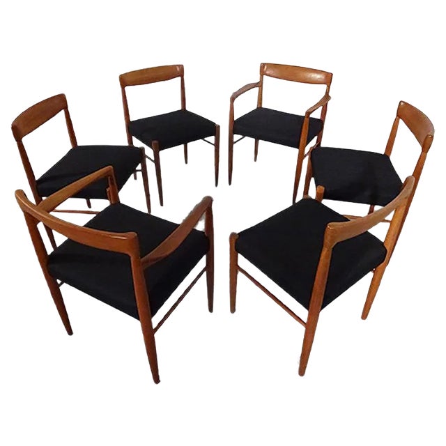 Danish Teak Dining Chairs by H. W. Klein for Bramin, 1960s, Set of 6 For Sale