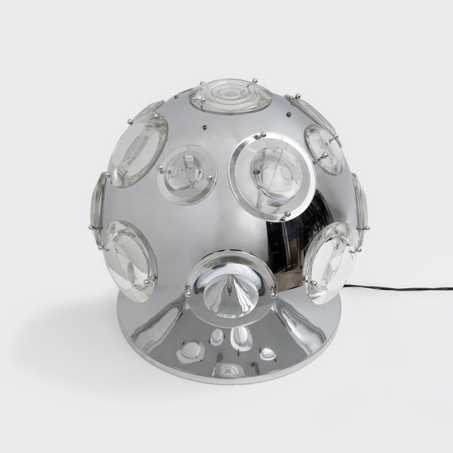 1970s Large Italian Table Lamp by Oscar Torlasco for Stilkronen, 1970s For Sale - Image 5 of 8